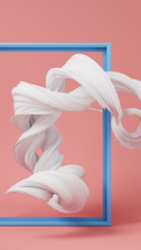 White flowing lines