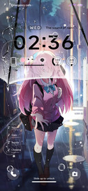 Girl in the rain