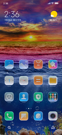 Rainbow ocean