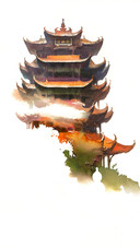 水墨遇上水彩