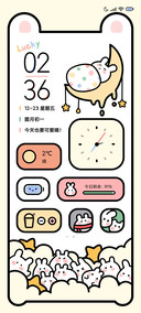 月亮兔兔小组件