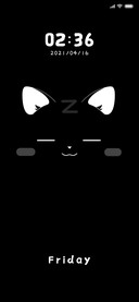 动态表情黑猫