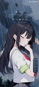 Rain Silhouette