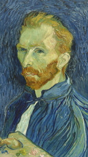 Self-Portrait by Vincent Van Gogh, Dutch Post-Impressionist
