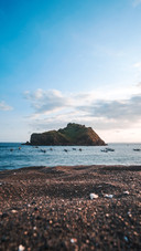 A small island in the sea