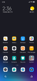 Simple round color