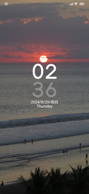 日落 简约