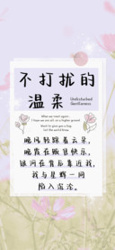不打扰的温柔
