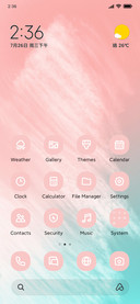 Pink Blue Clouds