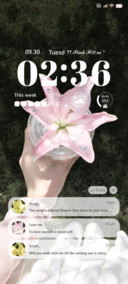 Flower and Girl