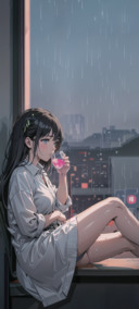 重力感应，雨正在下
