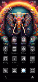 Colorful elephant