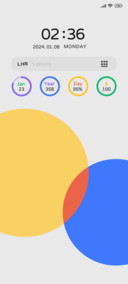 Multicolored ring