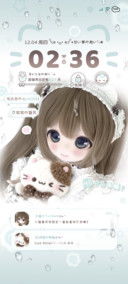 bjd署名软萌少女