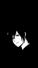 Anime teenager silhouette