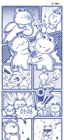Funny hip hop bear