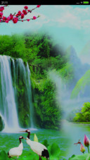 流水生财（山水美景+动态特效）