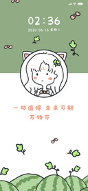 简约可爱水果女孩