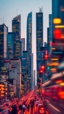 Time lapse city