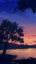 夕阳