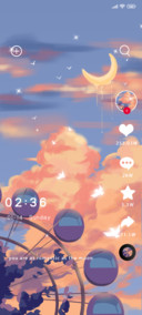 Moon clouds