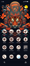 Fierce tiger
