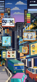 City night scene