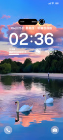 治愈湖色夕阳ins