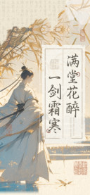 满堂花醉一剑霜寒