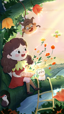 The little girls magic book