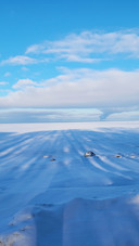 Boundless snow scenery