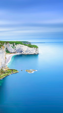 Etretat, Rock Cliff and Beach