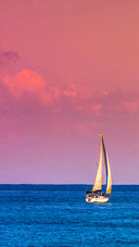 Evening by the seaside