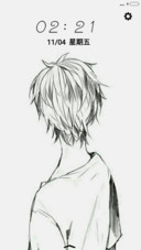 一个人走