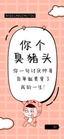 你个臭猪头