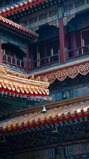 The Eaves of the Ancient Architecture of the Yonghe Temple