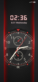 Red black watch