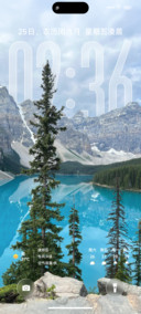 简约景深风景