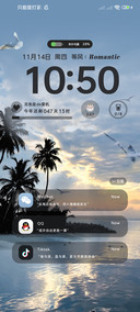 INS椰林落日余晖