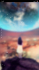 4D重力+流星雨滴充电特效壁纸滚动-守望