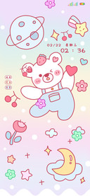 简约可爱卡通小熊