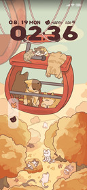 Autumn cable car