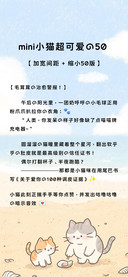 mini小猫超可爱的50