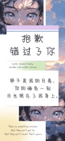 抱歉错过了你
