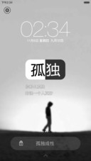 【闪电返现】孤独（密码锁屏、自定义、全图标）