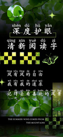 深度护眼清新阅读字