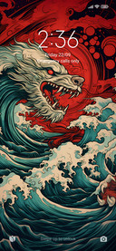 Ukiyo-e dragons