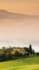 Tuscany Sunrise Scroll