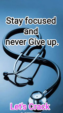 Neet- Stay focused and never give up: Creack neet aims, Dr