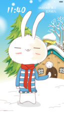 条条兔之打雪仗(双动态解锁)